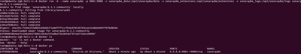 SonarQube installation